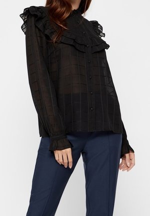 Hemdbluse - black
