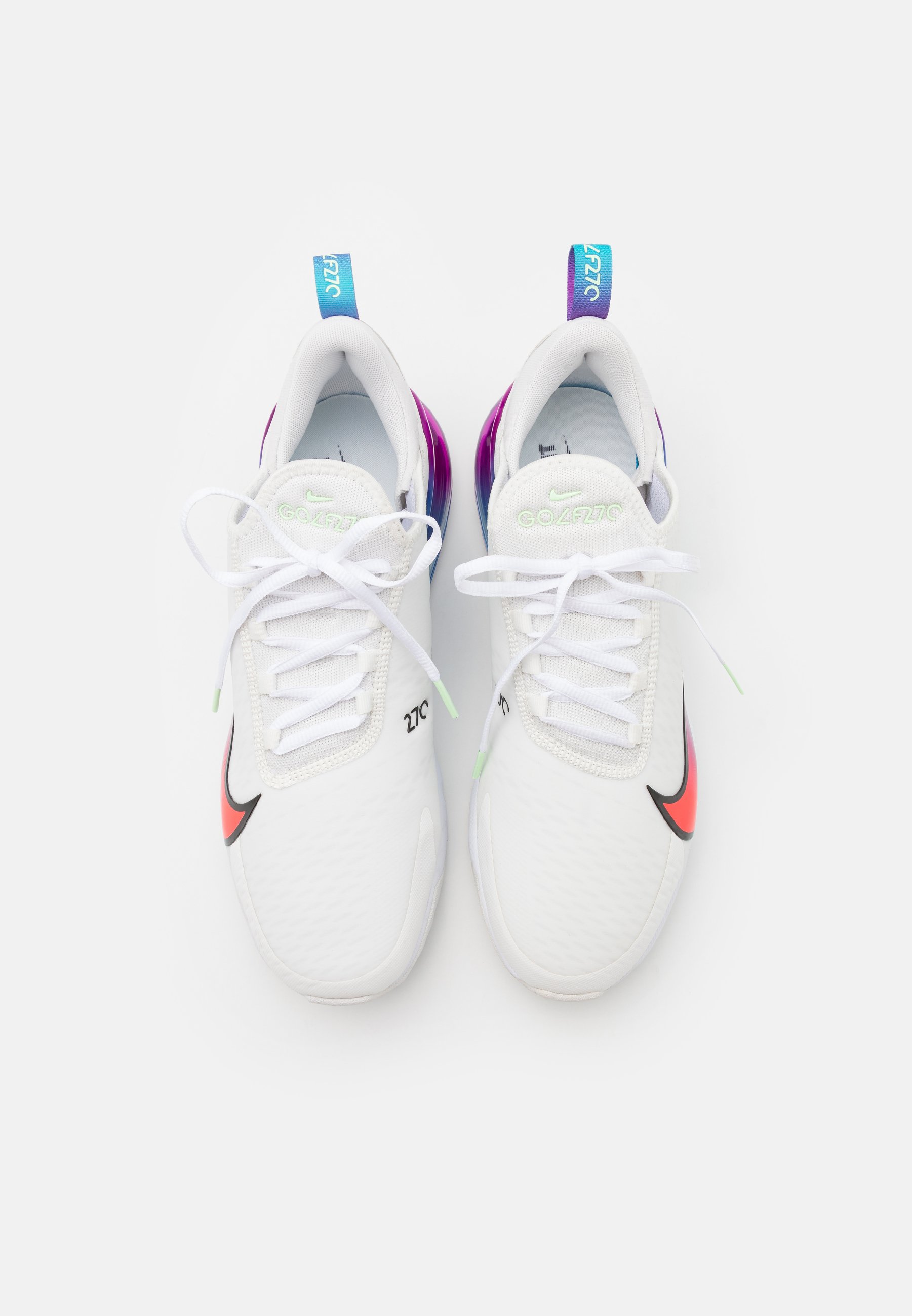 nike air max 270 golf white oracle aqua vivid purple