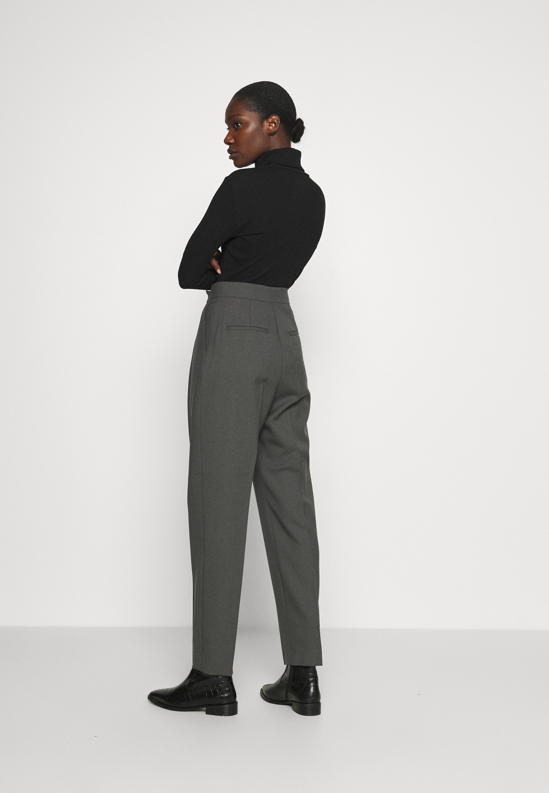 ARKET Trousers - grey/camel - Zalando.co.uk