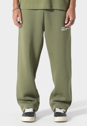 OPEN JOGGER - Verryttelyhousut - khaki