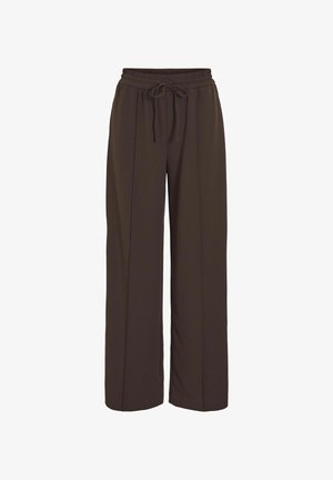 VILA VICLUA HW WIDE NOOS - Broek - coffee bean