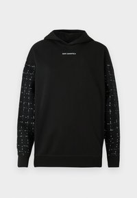 LOGO BOUCLE HOODIE - Φούτερ με κουκούλα - black