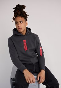 Alpha Industries - HOODY - Kapuzenpullover - vintage grey Thumbnail-Bild 1