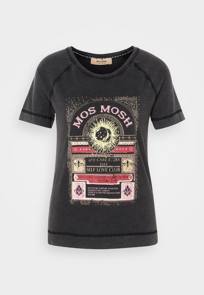 MOS MOSH T-shirt print zwart