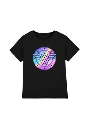 Cotton Soul, DC WONDER WOMAN UNICORN GALAXY WONDER UNISEX - Print T-shirt - black