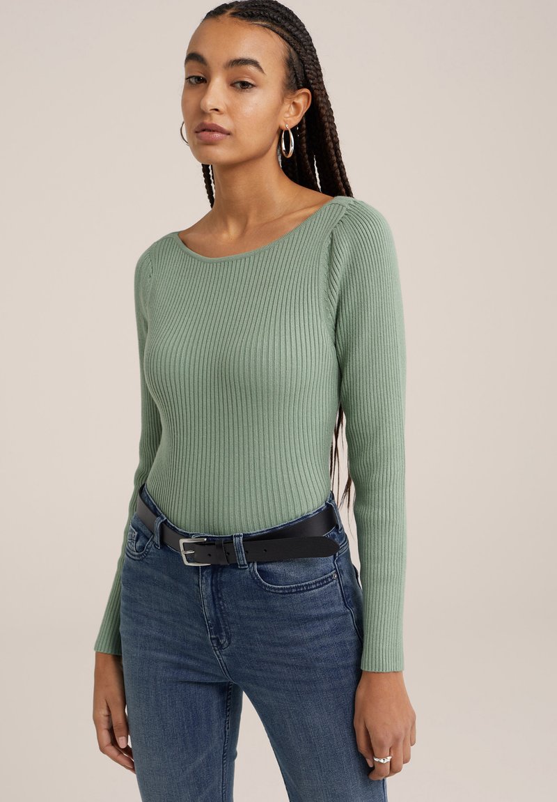 WE Fashion - Pullover - green, Agrandir