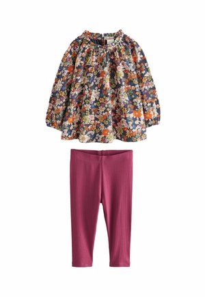 SET. - Tamprės – kelnės - navy floral