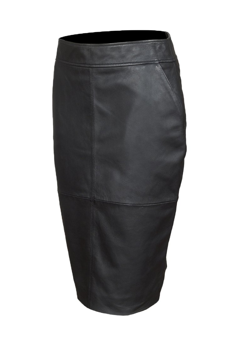Lee Cooper AUDREY - Leren rok - black/zwart - Zalando.nl