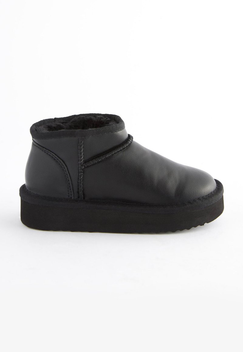 Next WARM LINED WATER REPELLENT  - Zimní obuv - black