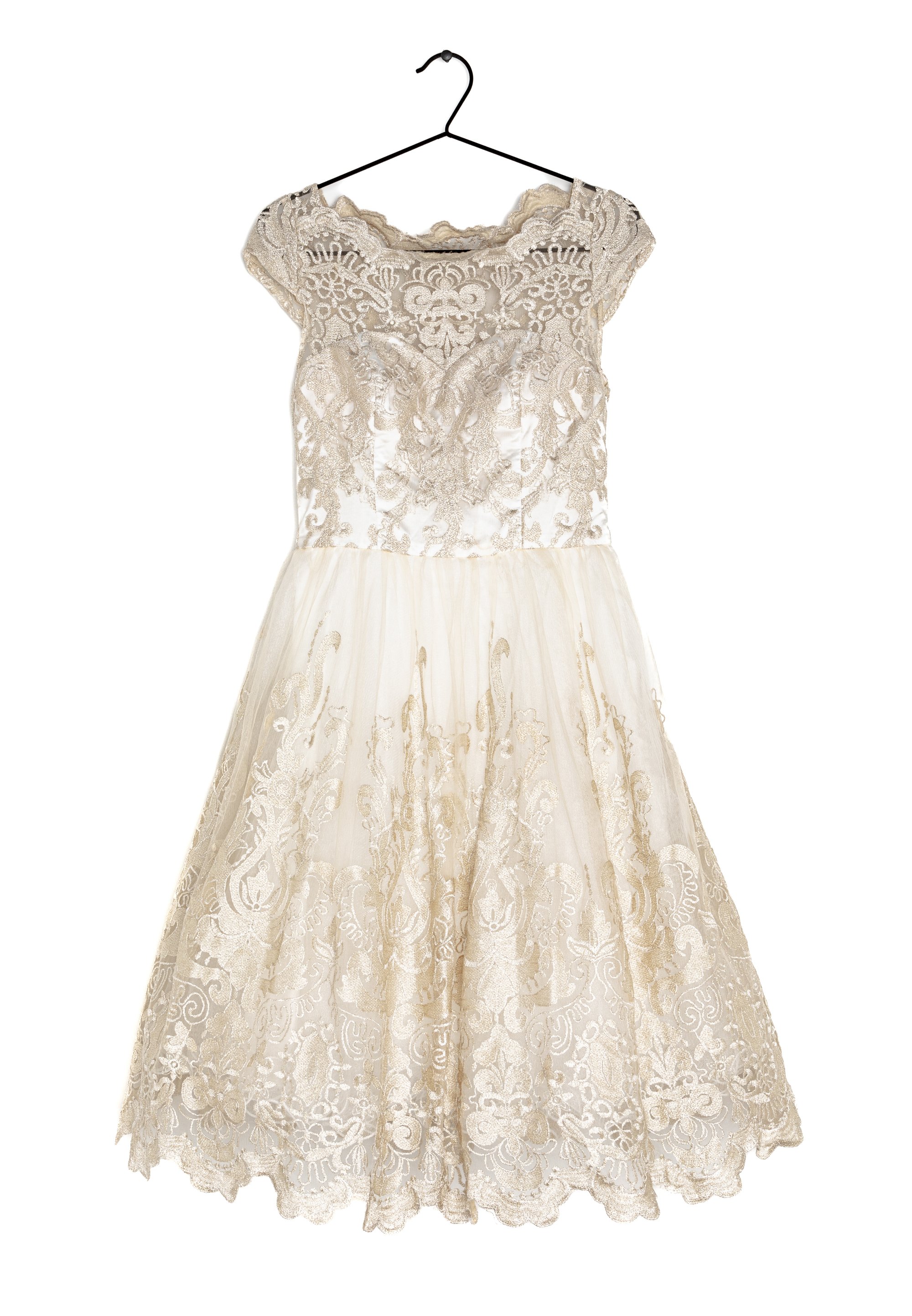 Chi Chi London Cocktail dress / Party dress - gold/gold-coloured -  (Pre-owned) - Zalando.ie