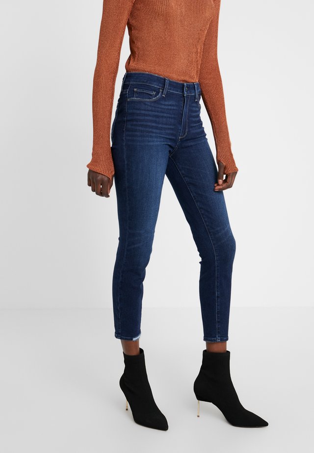 HOXTON CROP - Jeans Skinny Fit - dark-blue denim
