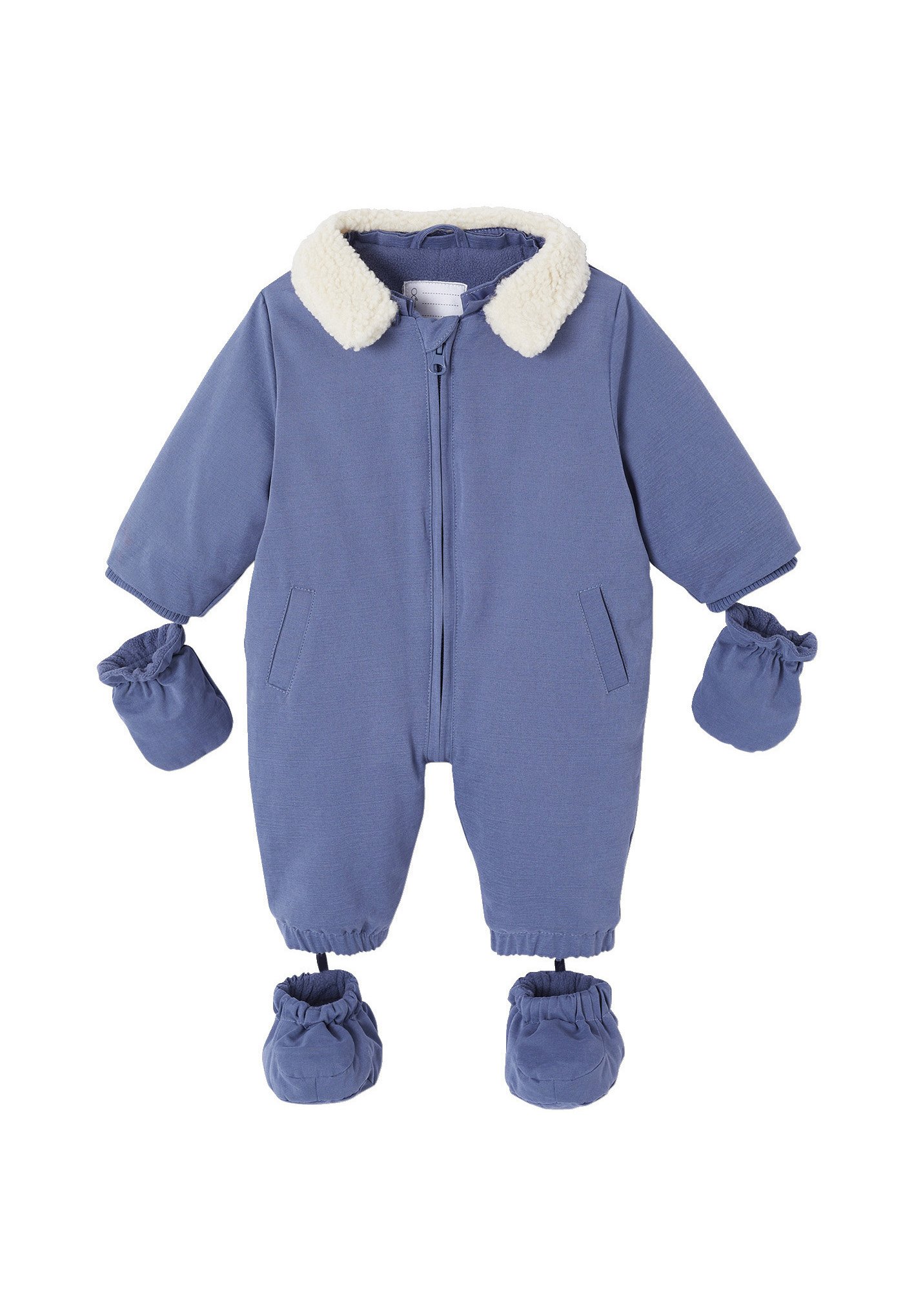 Levi's Baby-Mädchen Snowsuit LVN – Wärmender Ganzkörperanzug Mit Kapuze, Reißverschluss Vorne, Wasserabweisend