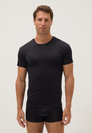 OVS, 2-PACK OF STRETCH T-SHIRTS - T-shirt basic - black