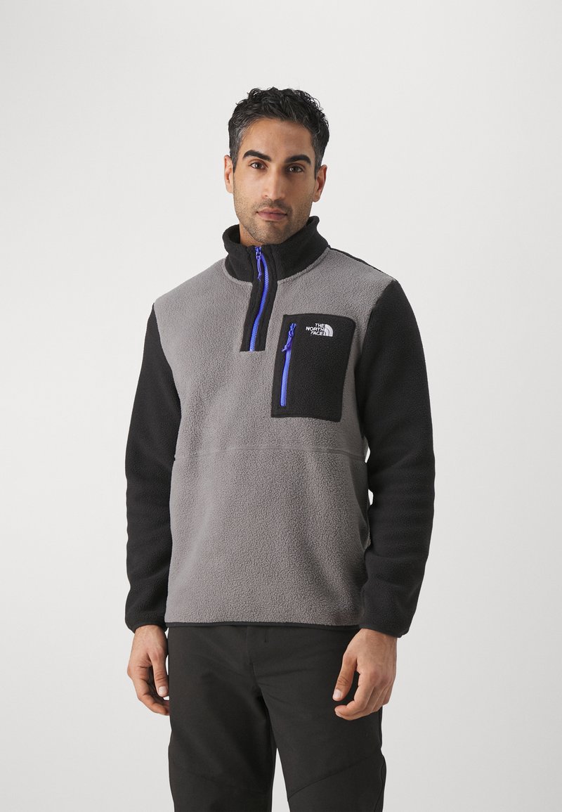 The North Face YUMIORI 1/4 ZIP - Suéter de forro polar - smoked grey/black