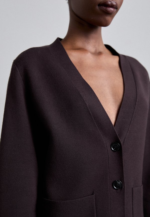 SHANNON - Cardigan - dark plum4