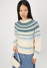 YAS YASLATTE - Vesta - birch/blue belljune bug