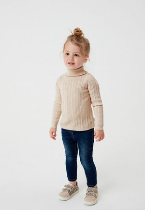 ROLL NECK - Jersey de punto - oatmeal