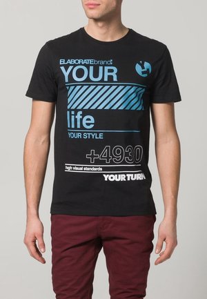 Camiseta estampada - black