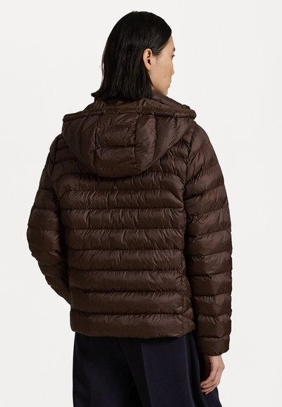 Polo Ralph Lauren WATER RESISTANT PACKABLE HOODED JACKET - Lengva striukė - nutmeg brown
