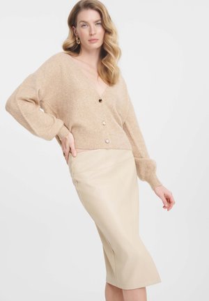 Pencil skirt - beige