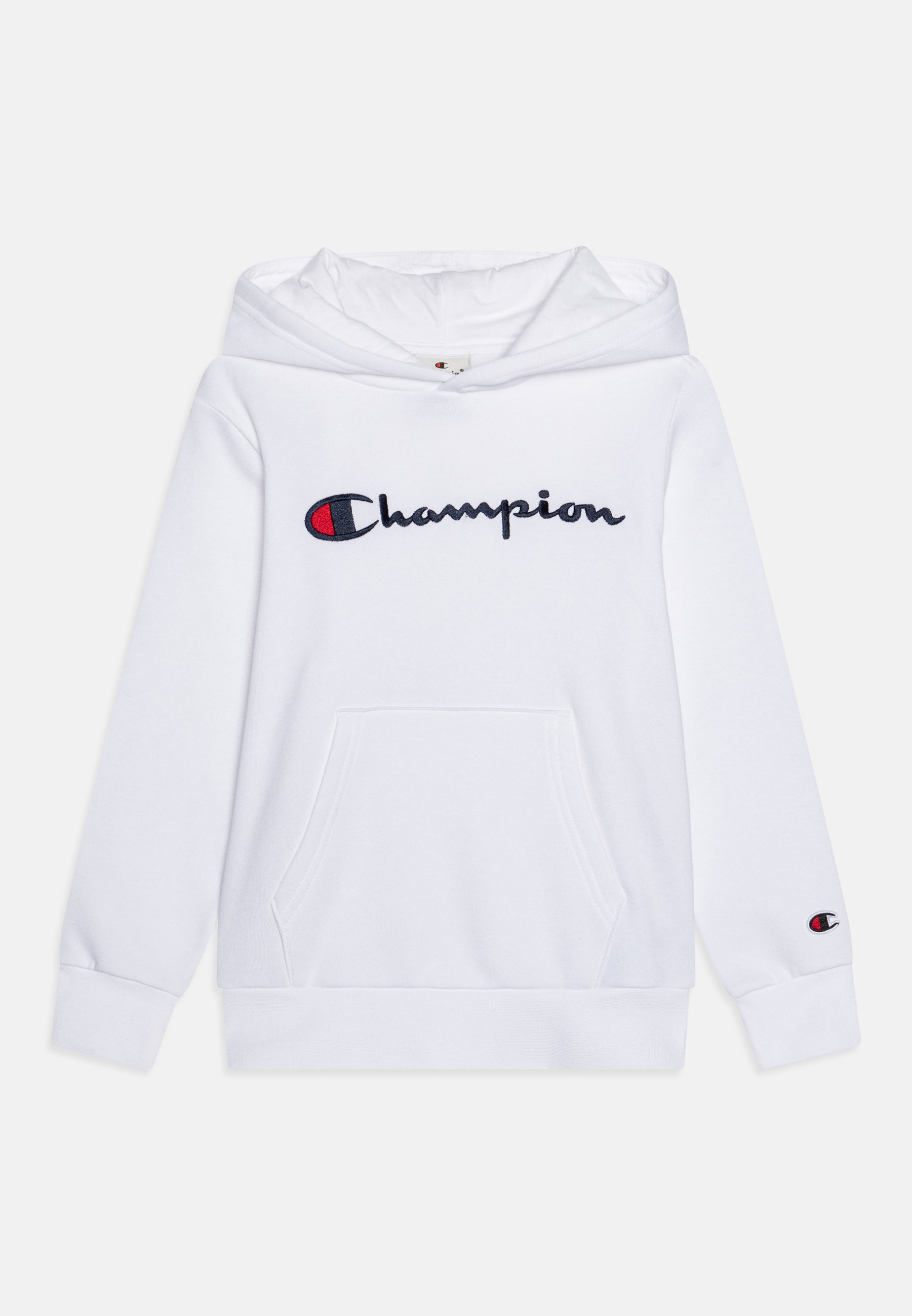 Champion ICONS HOODIE CONTRAST LOGO UNISEX Hoodie white