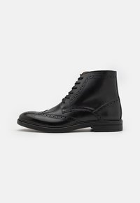Zign LEATHER - Schnürstiefelette - black
