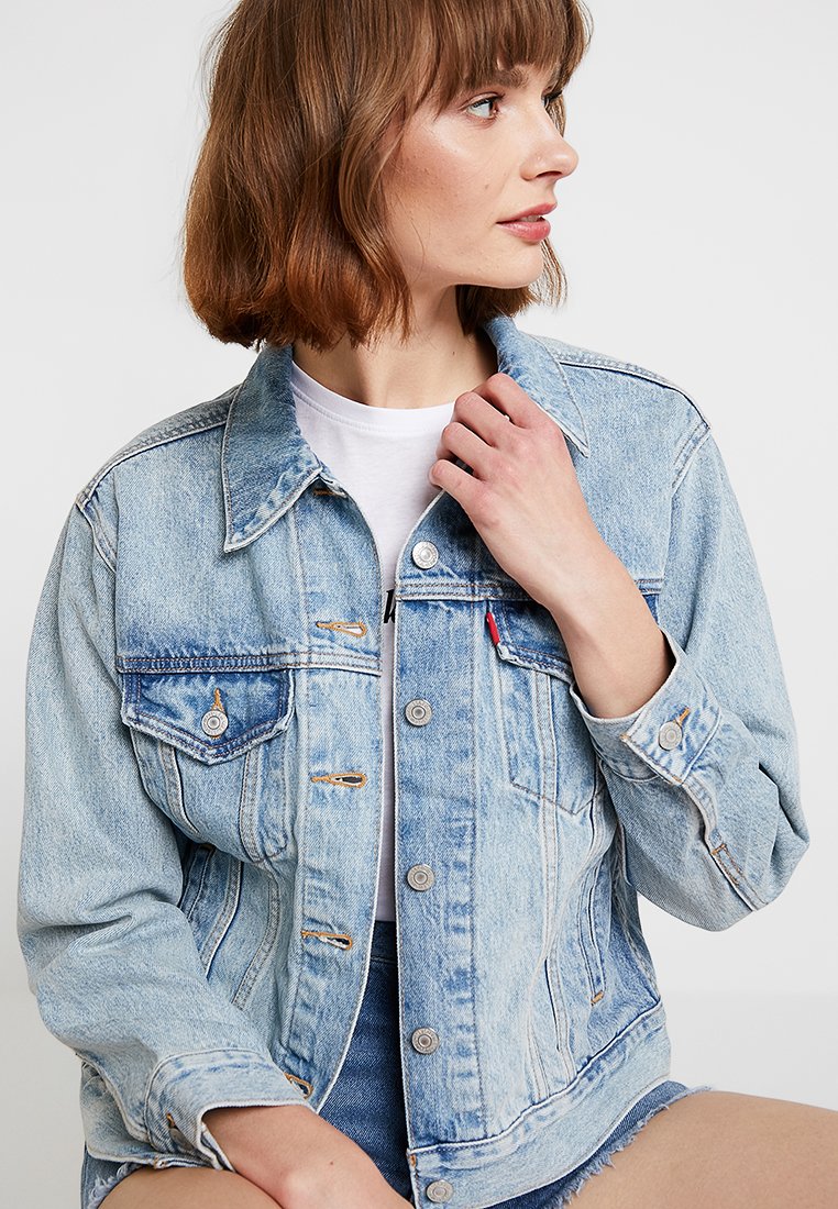EX BOYFRIEND TRUCKER Spijkerjas blue denim EX BOYFRIEND TRUCKER Spijkerjas blue denim