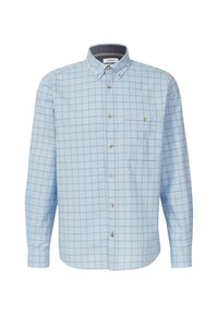 REGULAR FIT AUS MIT BUTTON-DOWN-KRAGEN - Košeľa - hellblau