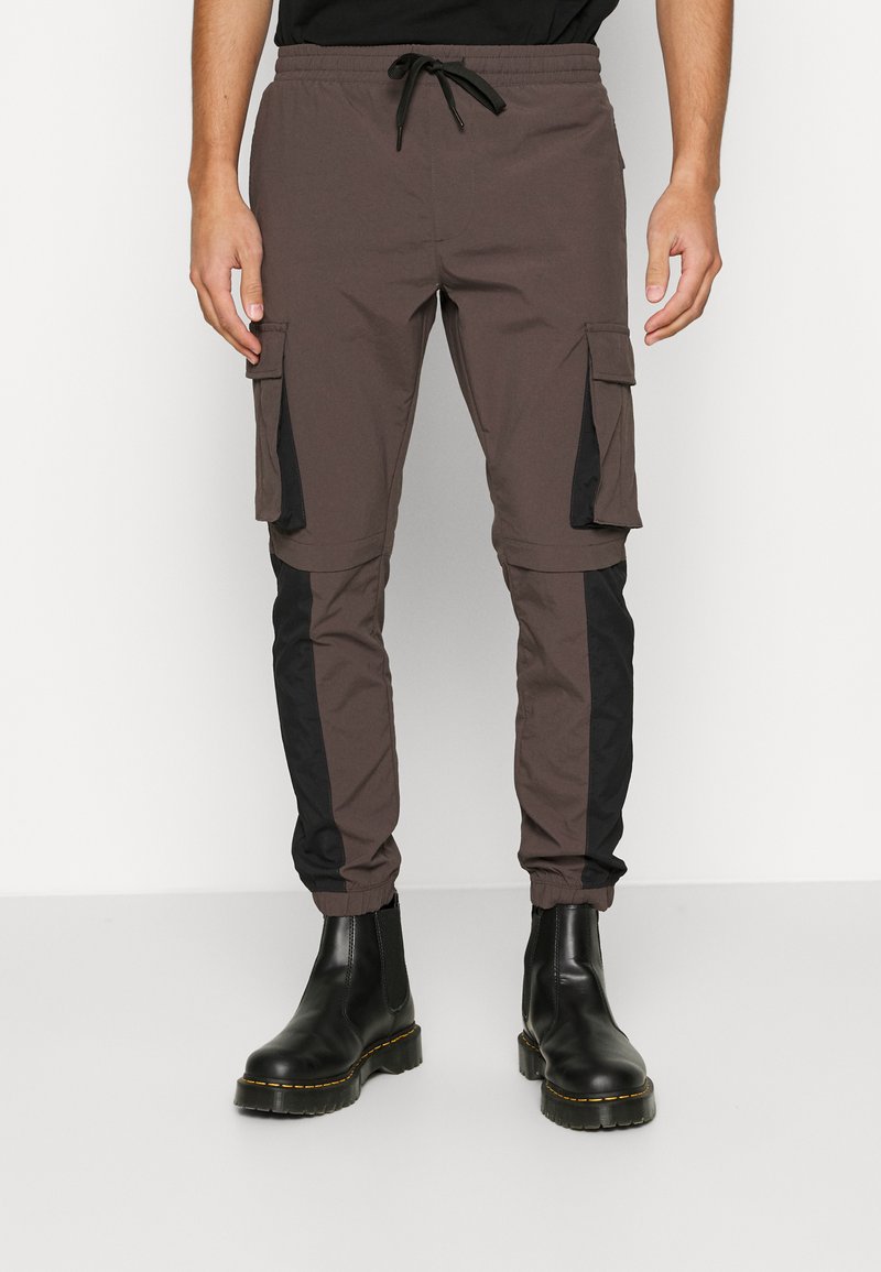 Brave Soul NEWTONS - Calças cargo - choc brown