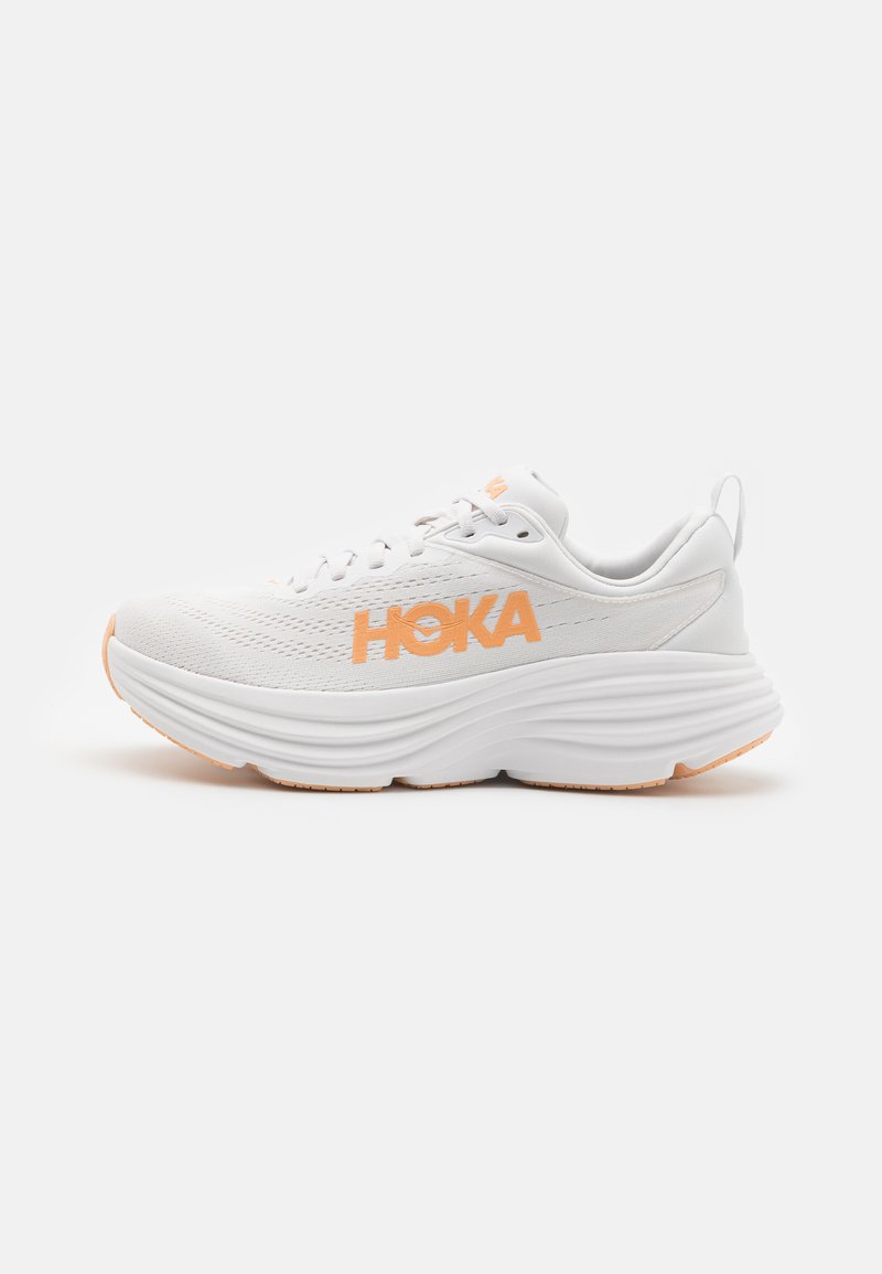 HOKA BONDI 8 - Tekaški copati za cesto - white/cantaloupe
