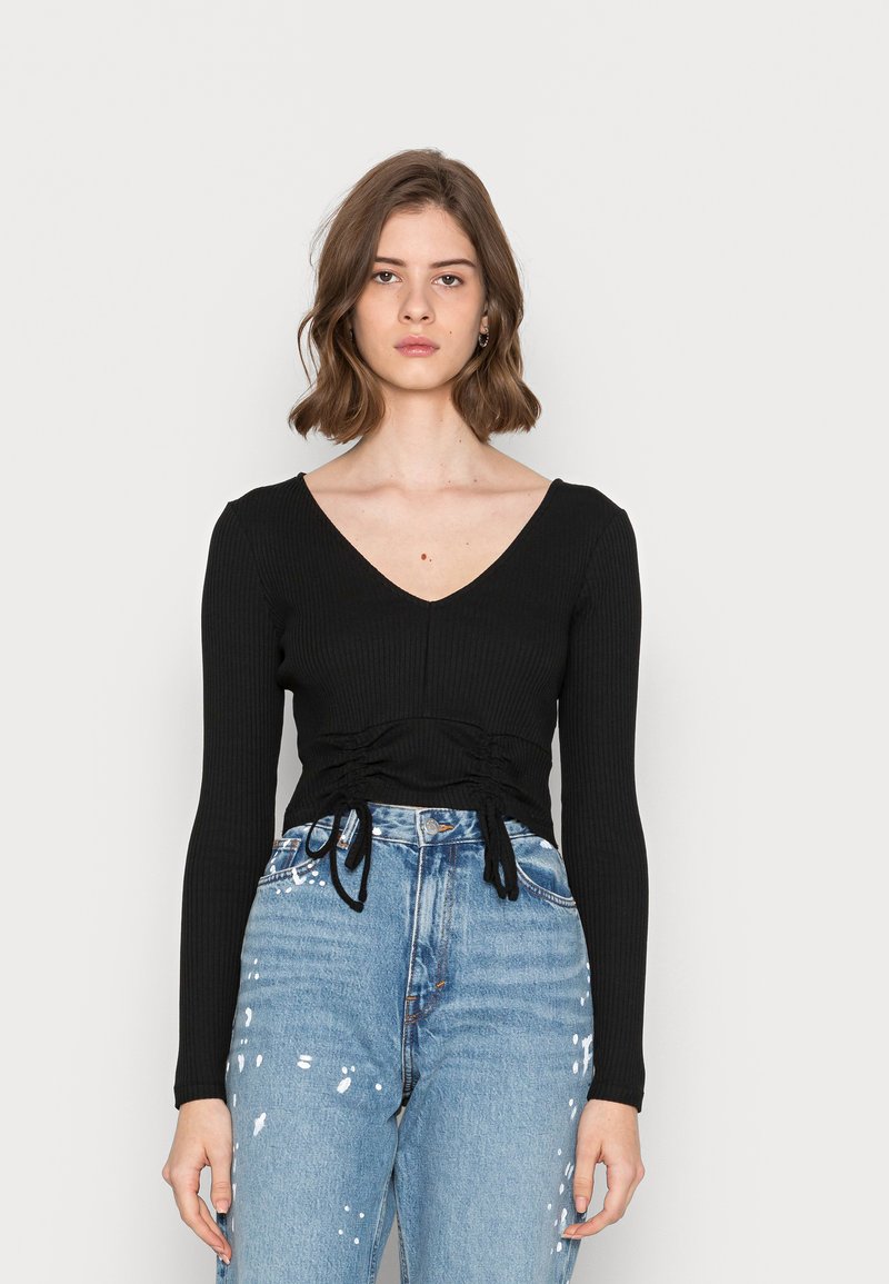 Even&Odd Camisola de manga comprida - black