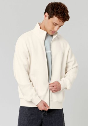 ZIPPÉ - Sweat zippé - naturel