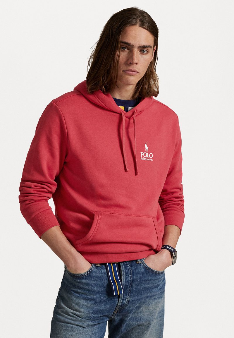 Polo Ralph Lauren LOGO FLEECE HOODIE - Kapucnis pulóver - sunrise red