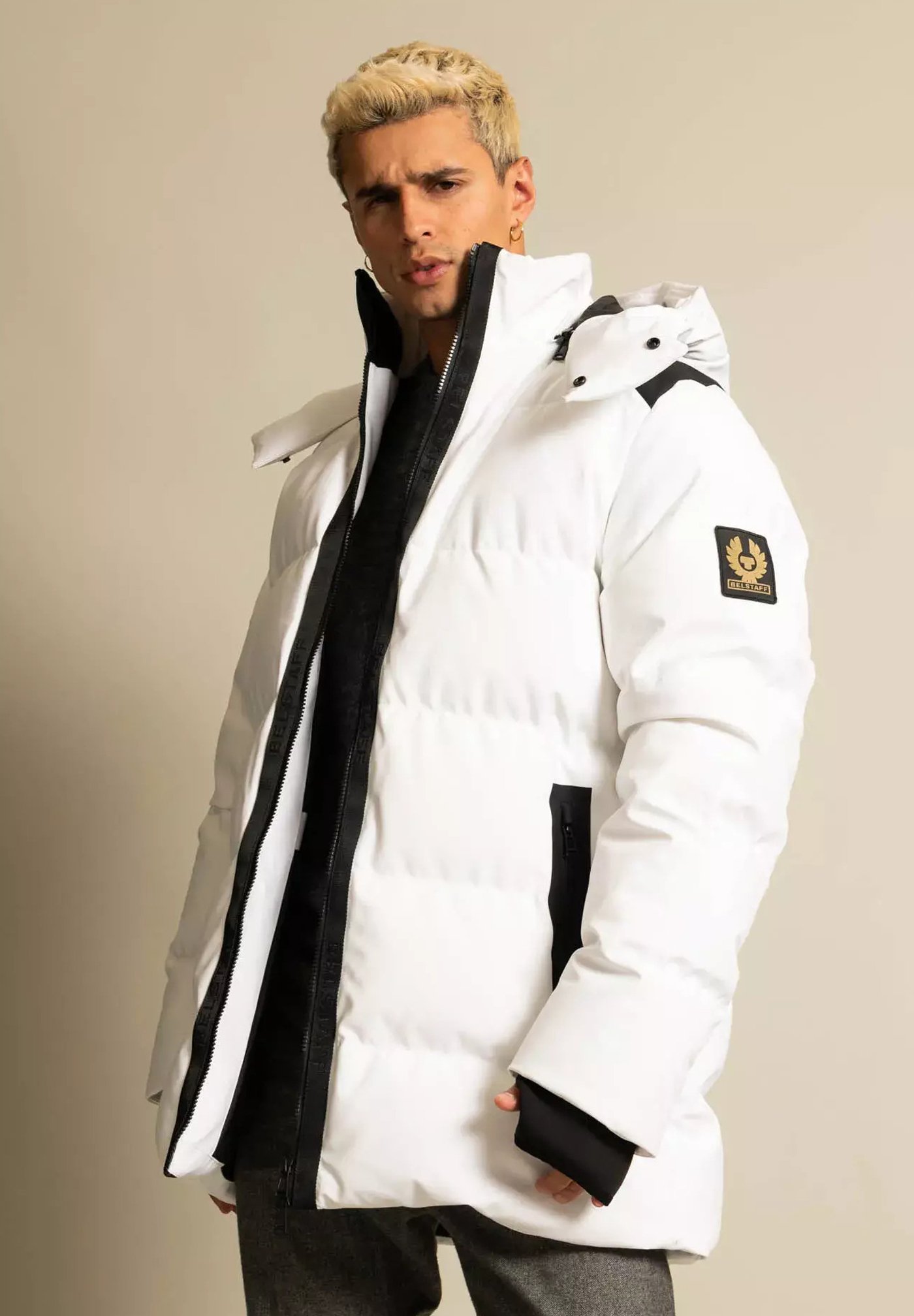 Купить мужские куртки Belstaff MOMENTUM Daunenmantel weiss