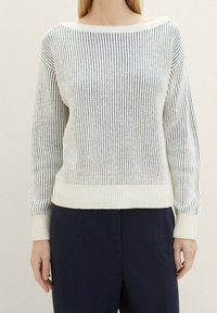 TOM TAILOR Stickad tröja - light blue