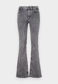 HALDAN - Šiek tiek platėjantys apačioje džinsai - washed grey