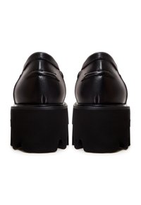 Cesare Gaspari PLATFORM LOAFERS  - Slipper - black