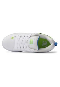 DC Shoes COURT GRAFFIK UNISEX - Sportcipő - wlq white lime turquoise