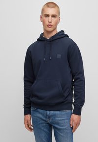 BOSS WETALK - Felpa con cappuccio - dark blue