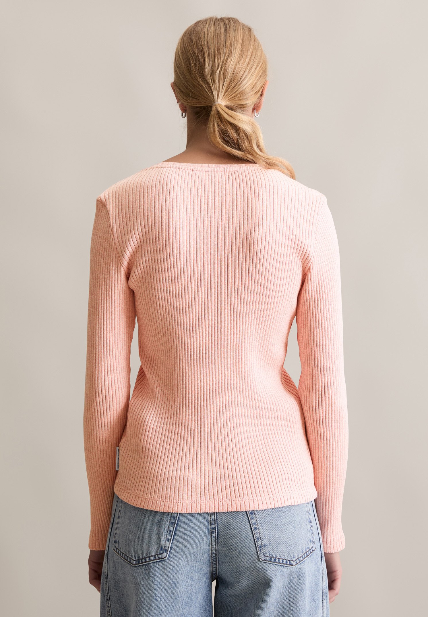 Sous-pull Femme Manches Longues Col Montant - Tricot Côtelé - Coupe Ajustée - Basique Pour Tous Les Jours - T-shirt Chaud