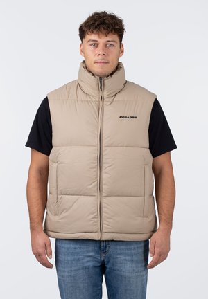 Pegador LANDIN PUFFER - Waistcoat - sand