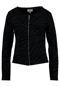 QS Sudadera con cremallera - black