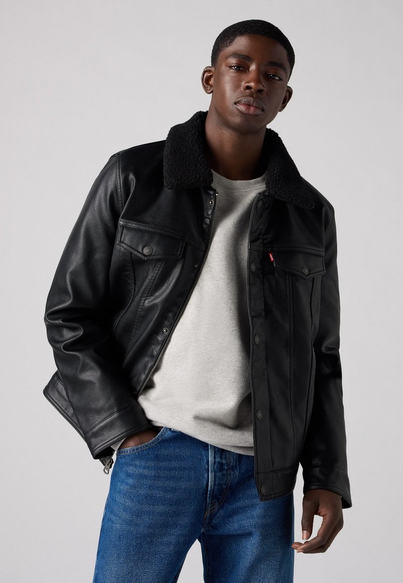 Levi Strauss Chaqueta Levi's Cuero Chamarra Levis Chamarra