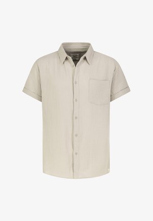 Sublevel, BEQUEMES KURZARMSHIRT KENTKRAGEN BRUSTTASCHE CASUAL - Hemd - beige-2