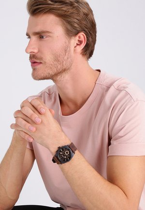 Fossil, Kronograf - dunkelbraun