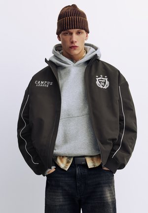 EMBROIDERED - Bomberjakke - black