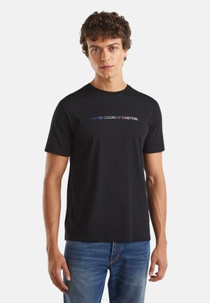 United Colors of Benetton T-shirt imprimé - black