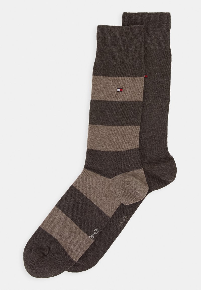 Tommy Hilfiger - MEN RUGBY SOCK 2 PACK - Calze - brown, Ingrandire