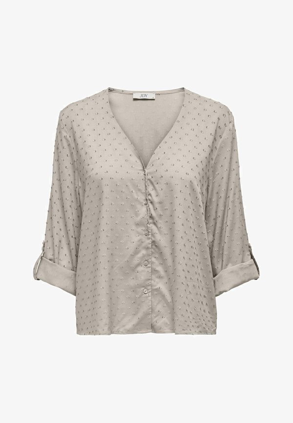 JDYDIANA LIFE 7/8 DOBBY - Blouse - hellgrau