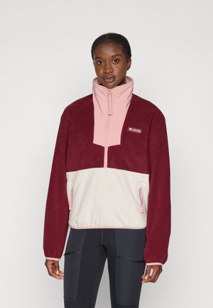 SEQUOIA GROVE™ 1/2 ZIP  - Sweat polaire - rich wine/dark stone/eraser pink